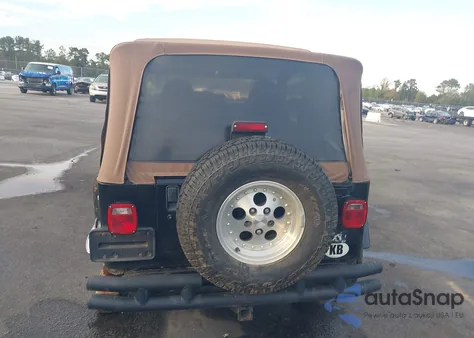 1999 Jeep Wrangler Sahara из США, поврежденный, VIN 1J4FY49S7XP430408